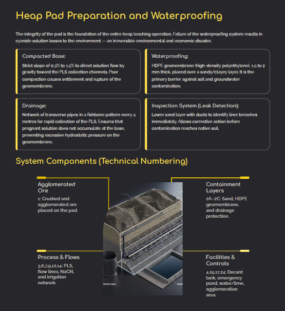 Heap Pad Preparation and Waterproofing